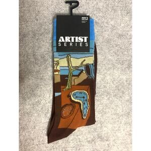 Salvador Dali Inspired Socks Men’s Size 7-12, Novelty Socks Surrealism Art Socks